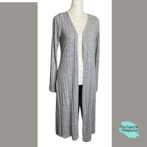 Rue21 Gray Long Cardigan Sweater Oversized Small